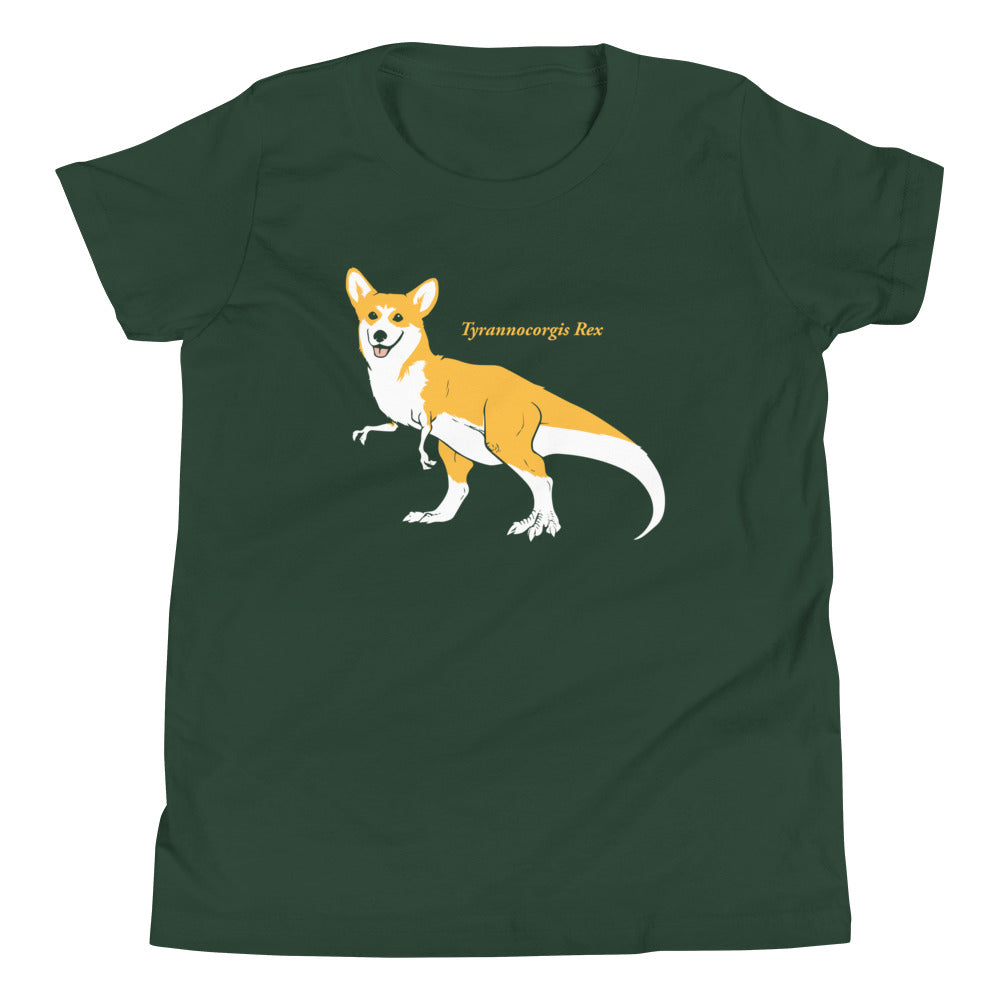 Tyrannocorgis Rex Kid's Youth Tee product image 4
