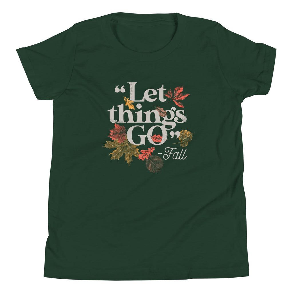 "Let Things Go" -Fall Kid's Youth Tee product image 4