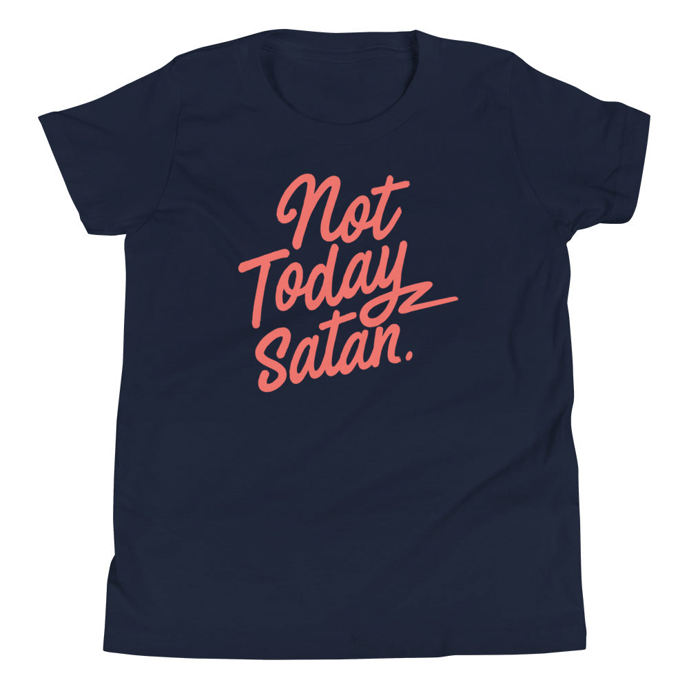 Not Today Satan Kid's Youth Tee product image 1