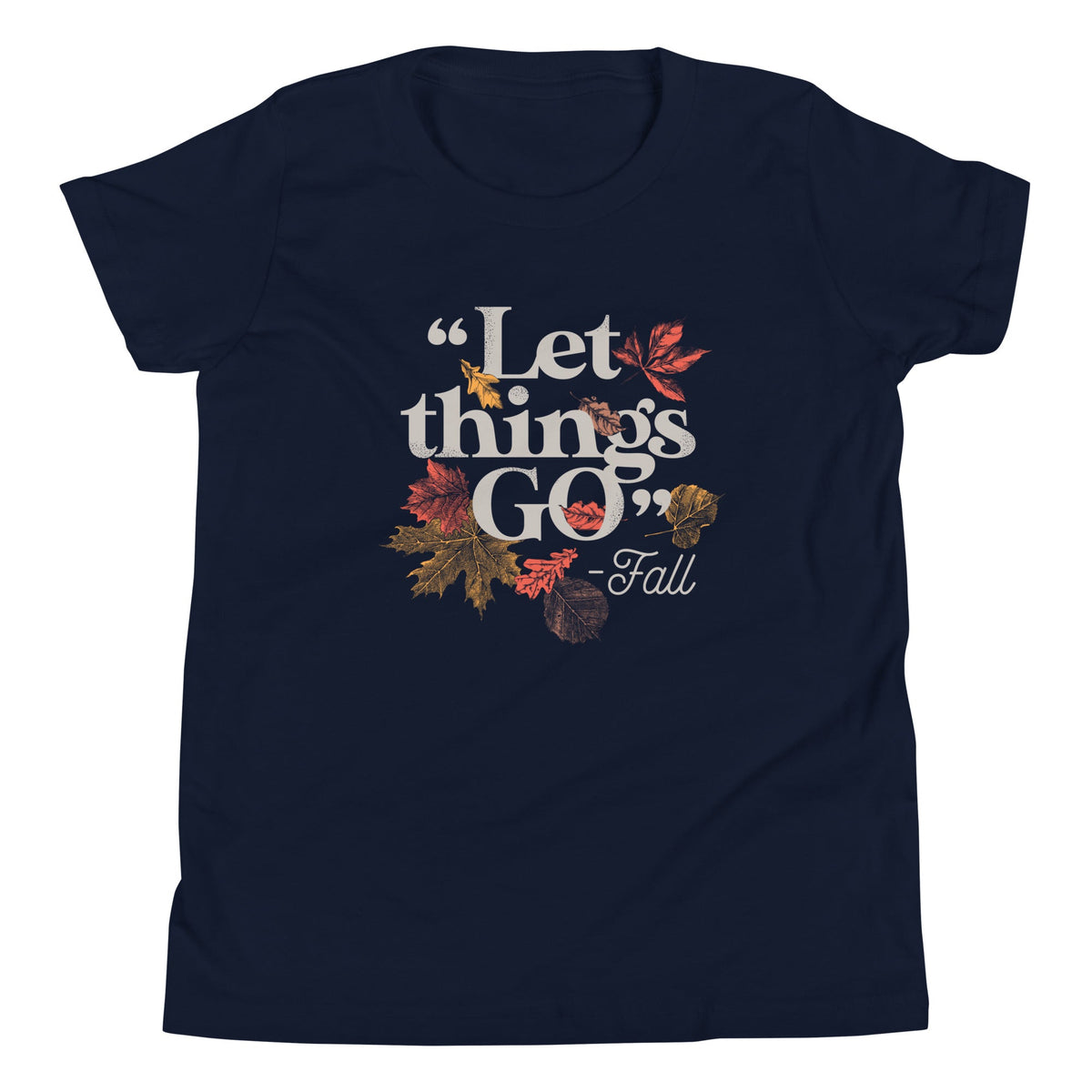 "Let Things Go" -Fall Kid's Youth Tee product image 2
