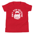 Don't Stop Believing Santa Kid's Youth Tee product image 1