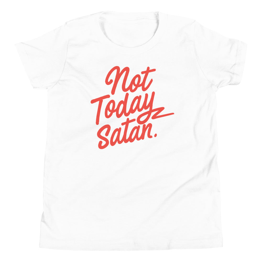 Not Today Satan Kid's Youth Tee product image 4